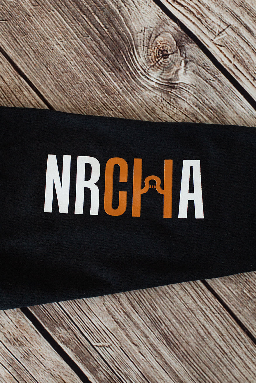 Men's NRCHA Triangle Logo Black Hoodie