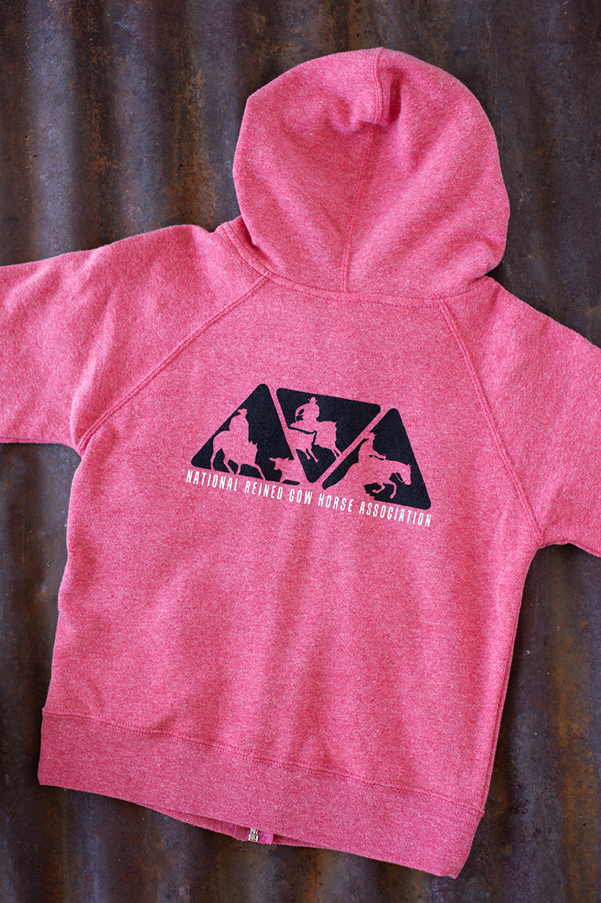 Youth NRCHA Logo Zip Hoodie