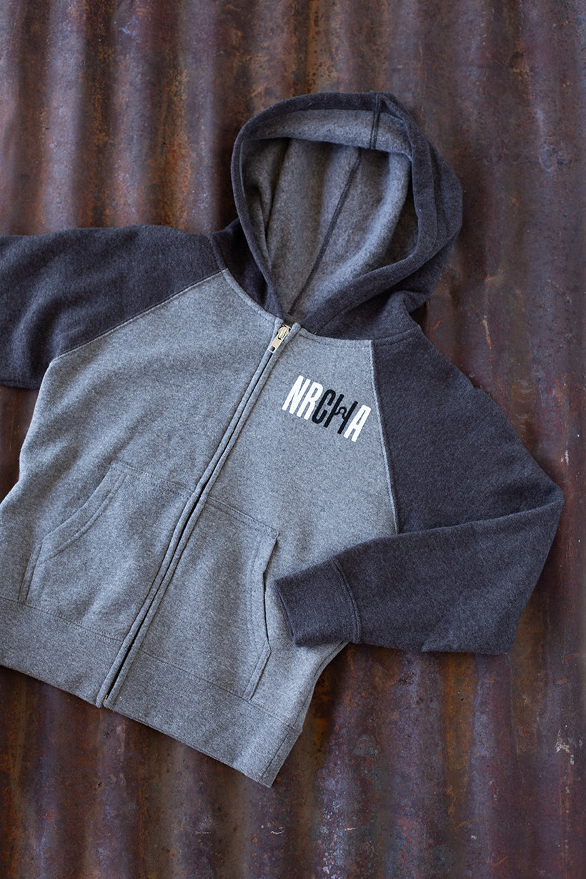 Youth NRCHA Logo Zip Hoodie