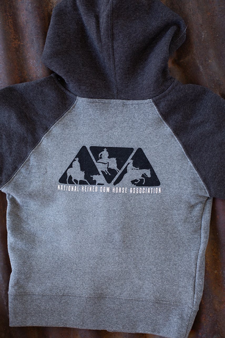 Youth NRCHA Logo Zip Hoodie