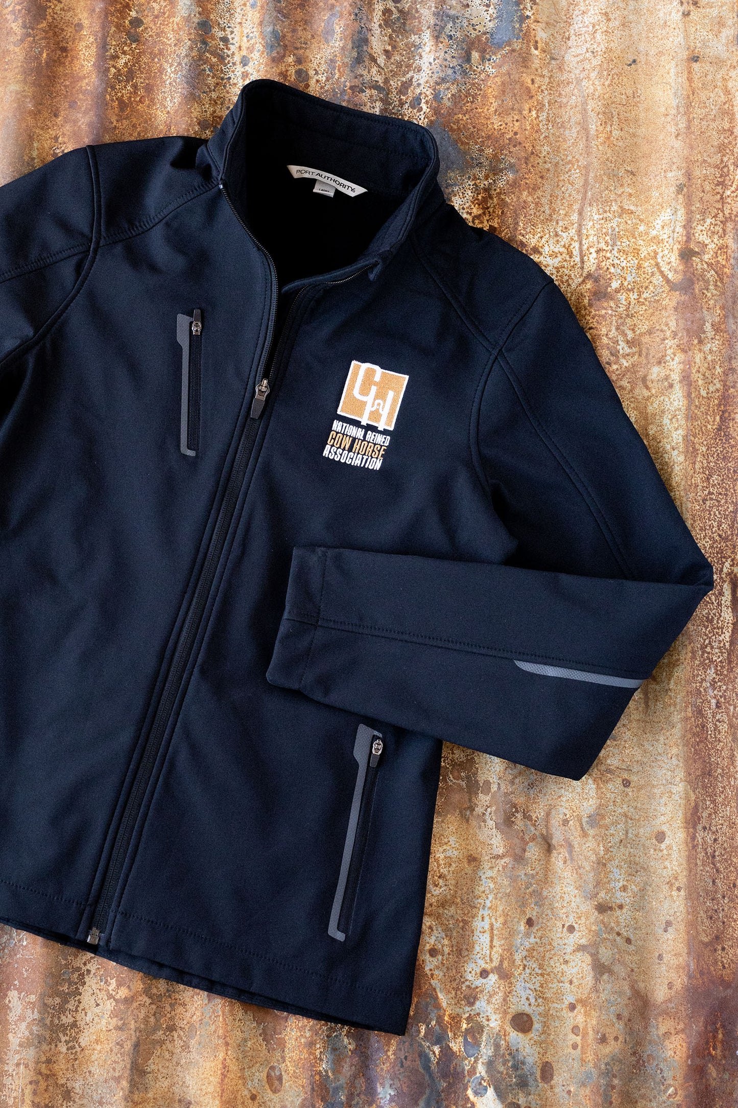 Men's NRCHA Logo Signature Series Black Welded Jacket