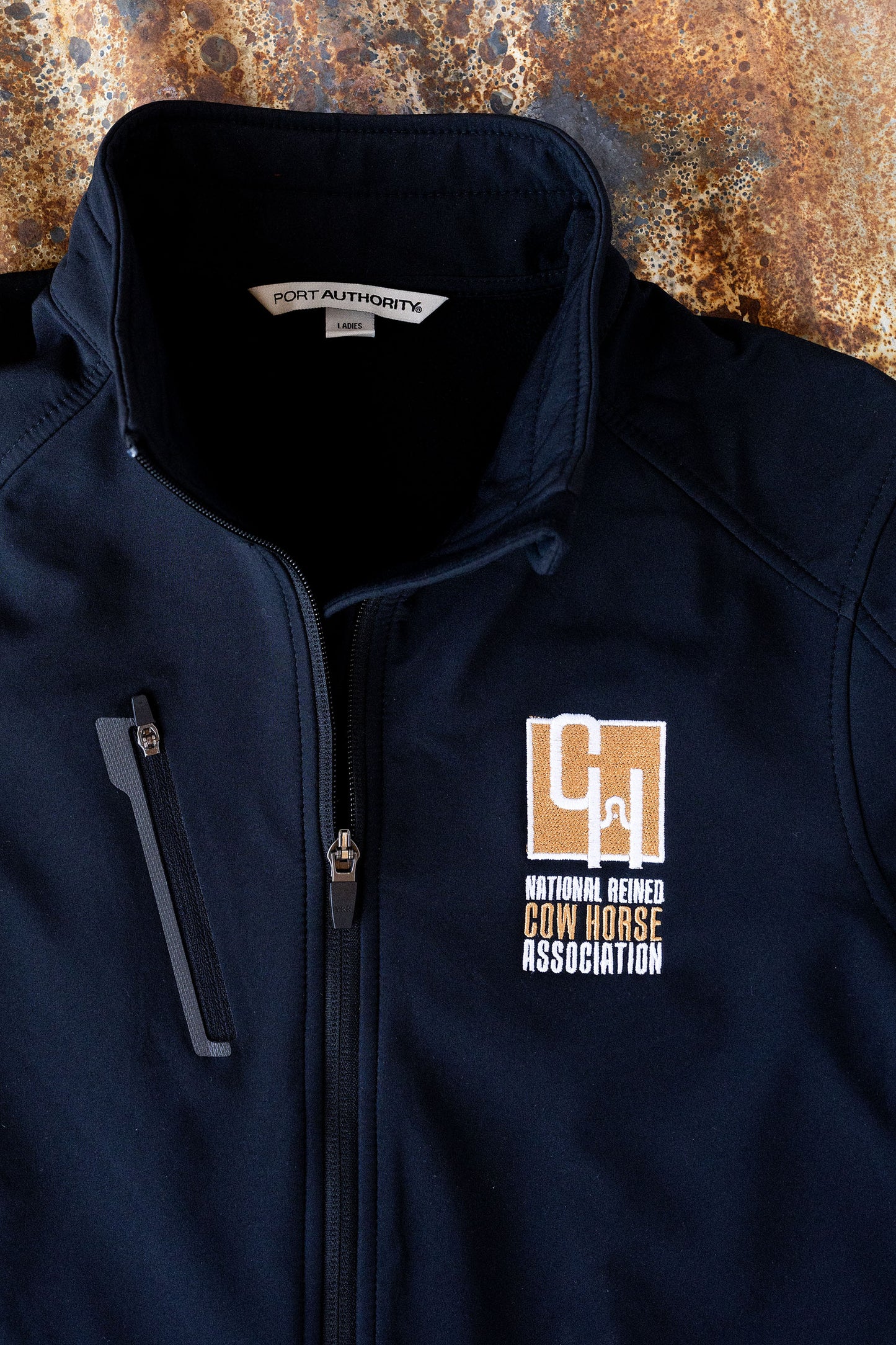 Men's NRCHA Logo Signature Series Black Welded Jacket