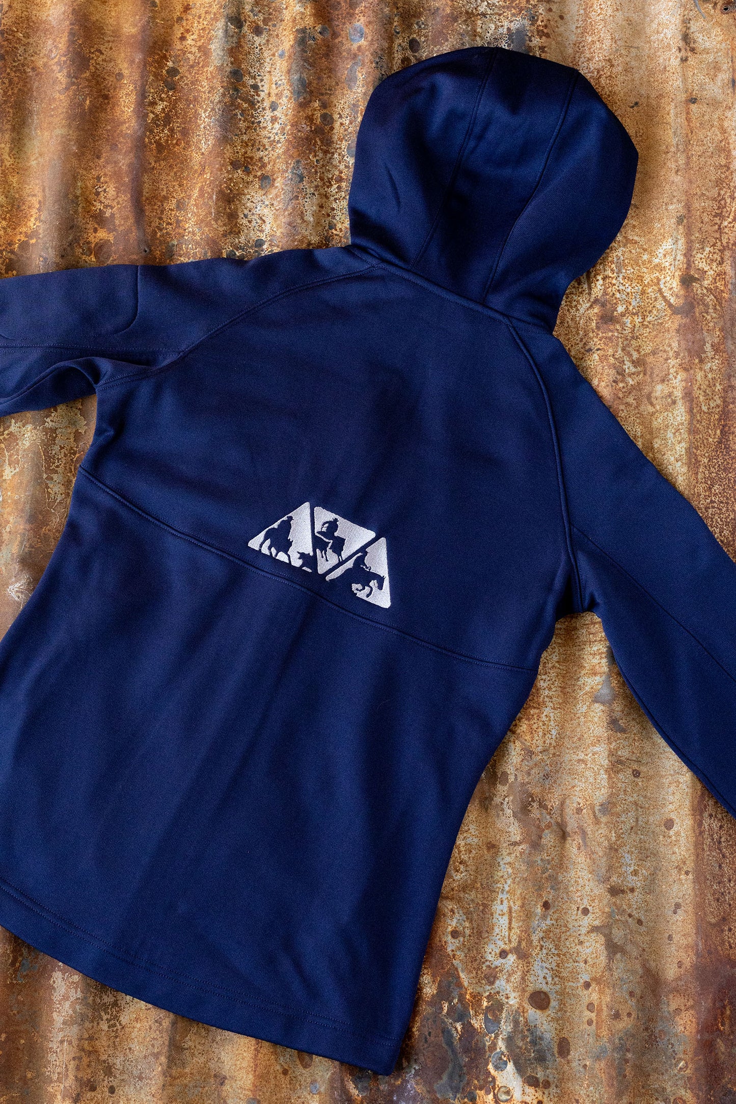 Women's NRCHA Logo Navy Tech Fleece Hooded Jacket