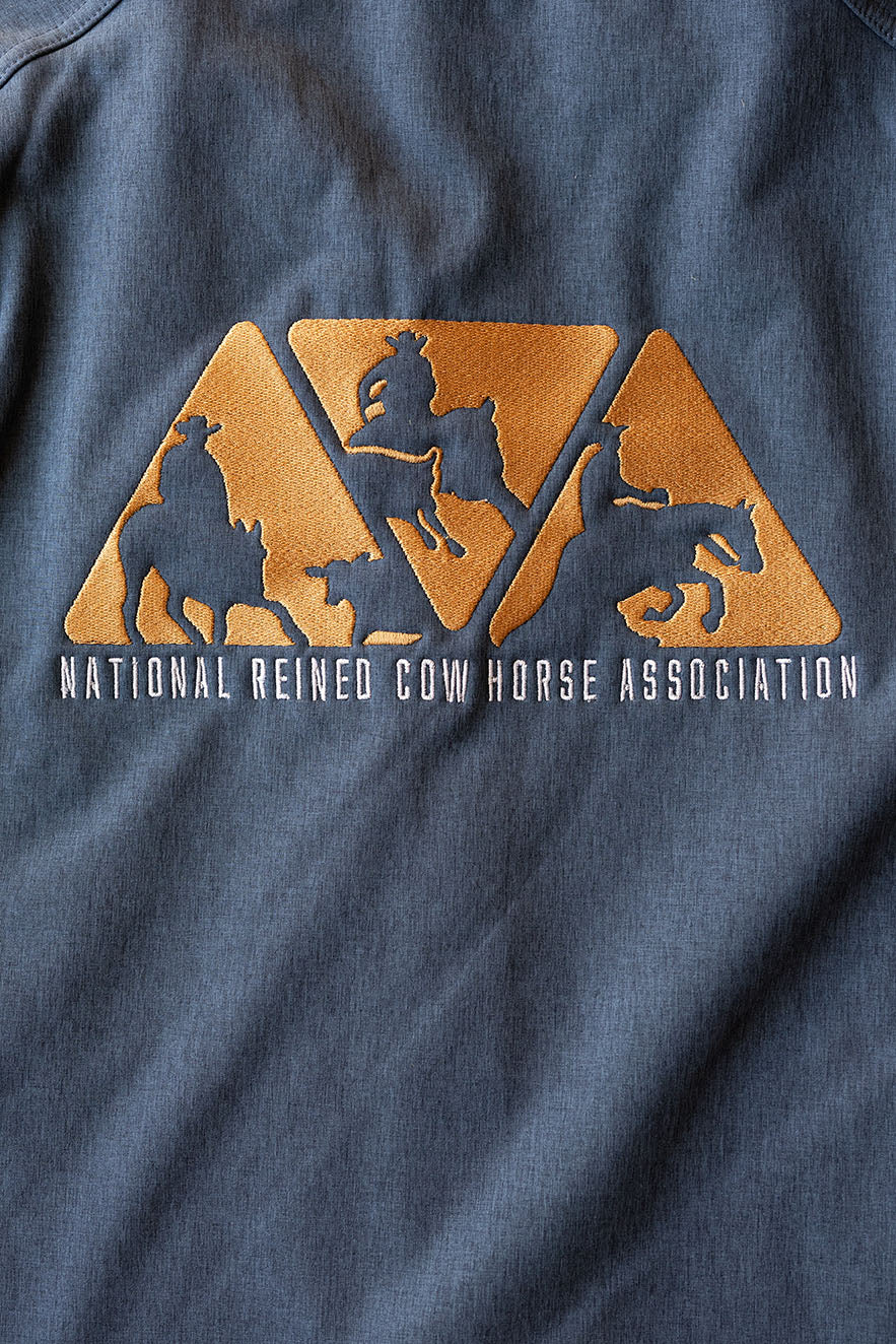 Men's NRCHA Logo Signature Series Navy Heather Jacket