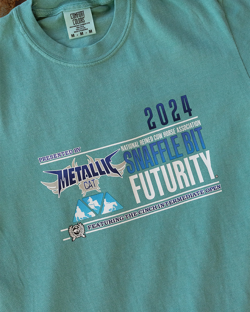 Mens NRCHA SBF 2024 Seafoam Tee