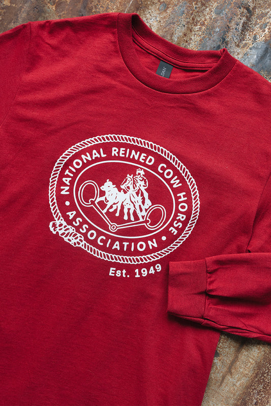 Men's Retro NRCHA Long Sleeve Tee