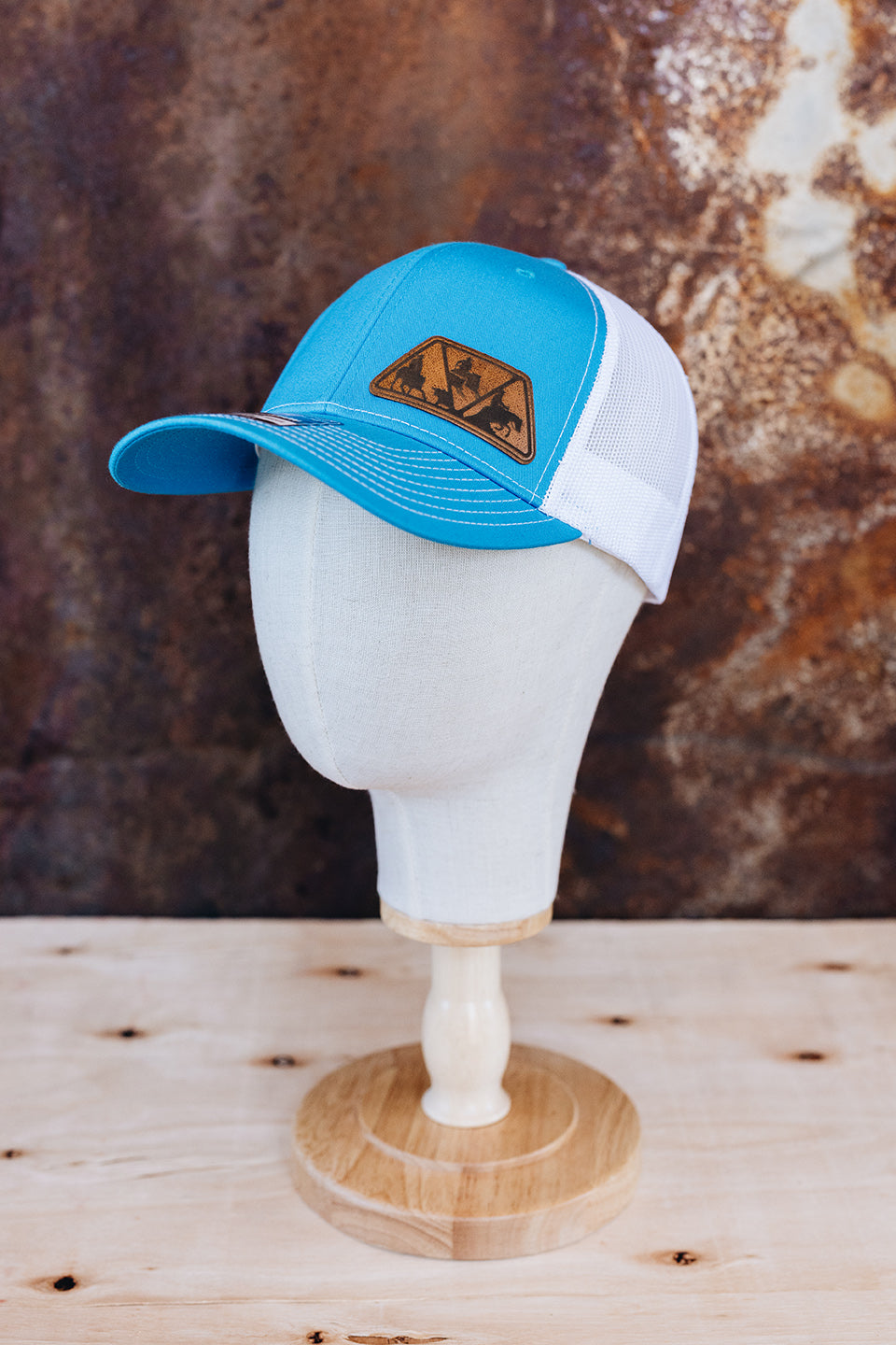 NRCHA Logo Electric Blue and White Mesh Hat
