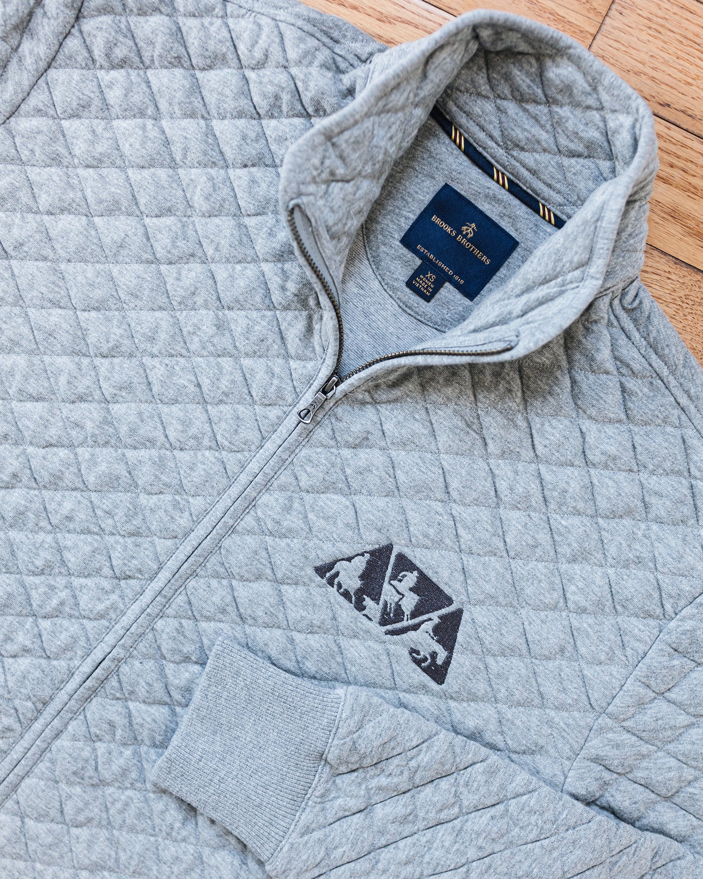 Ladies NRCHA Brooks Brothers Diamond Quilt Full Zip Jacket