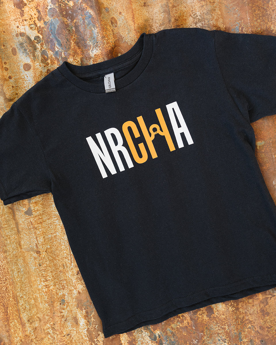 Youth Classic NRCHA Logo Black Short Sleeve T-shirt