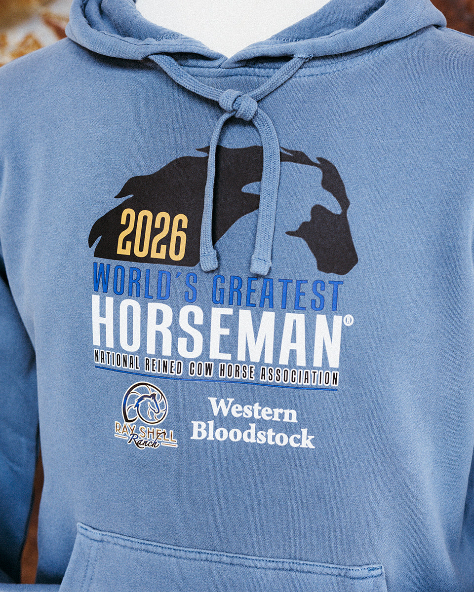 NRCHA WGH 2026 Men's Slate Blue Hoodie