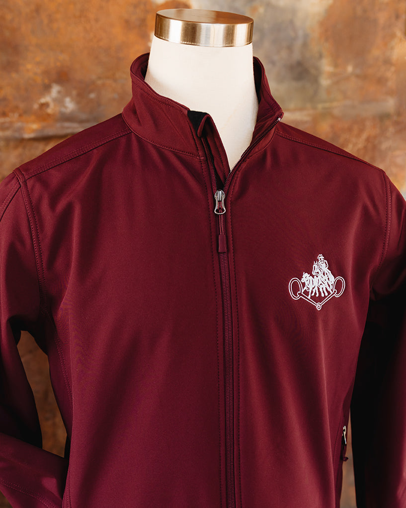 Men's NRCHA Retro Logo Maroon Jacket