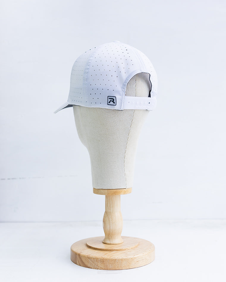 NRCHA Triangle Logo Sport/Sun Protection White Hat