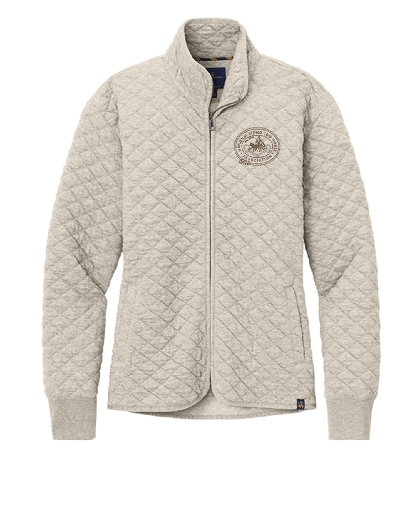 Ladies NRCHA Brooks Brothers Diamond Quilt Full Zip Jacket