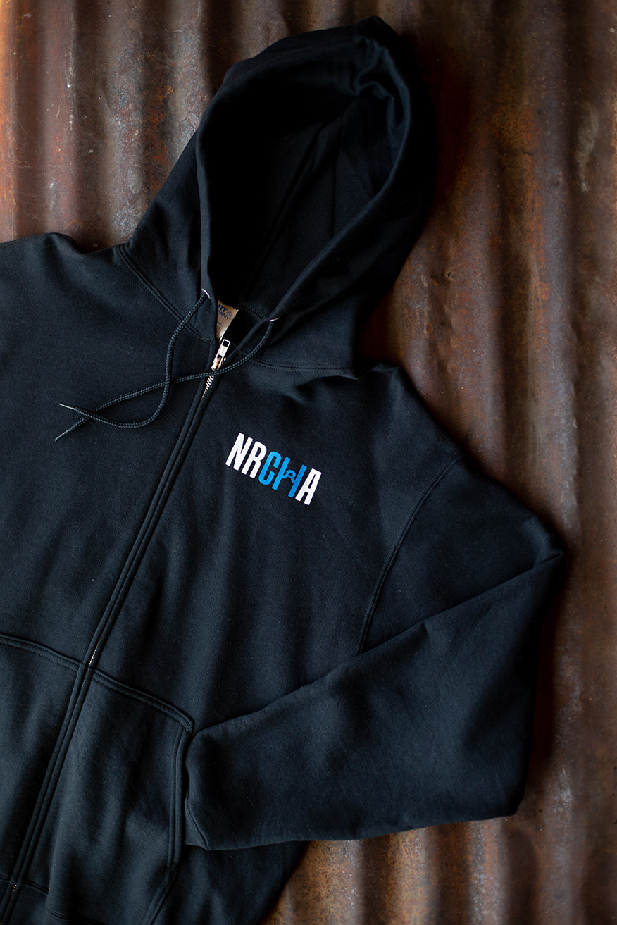 Men's 2022 Snaffle Bit Futurity Black Zip Hoodie