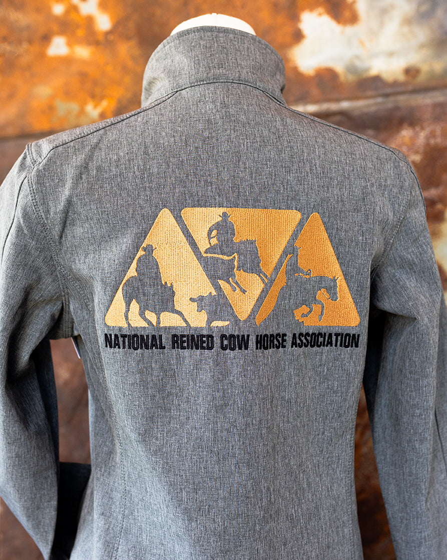 Women's NRCHA Logo Pearl Grey Signature Series Jacket