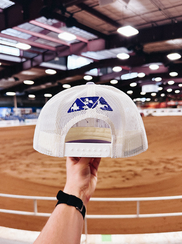 NRCHA Logo Lavender and Cream Mesh Hat