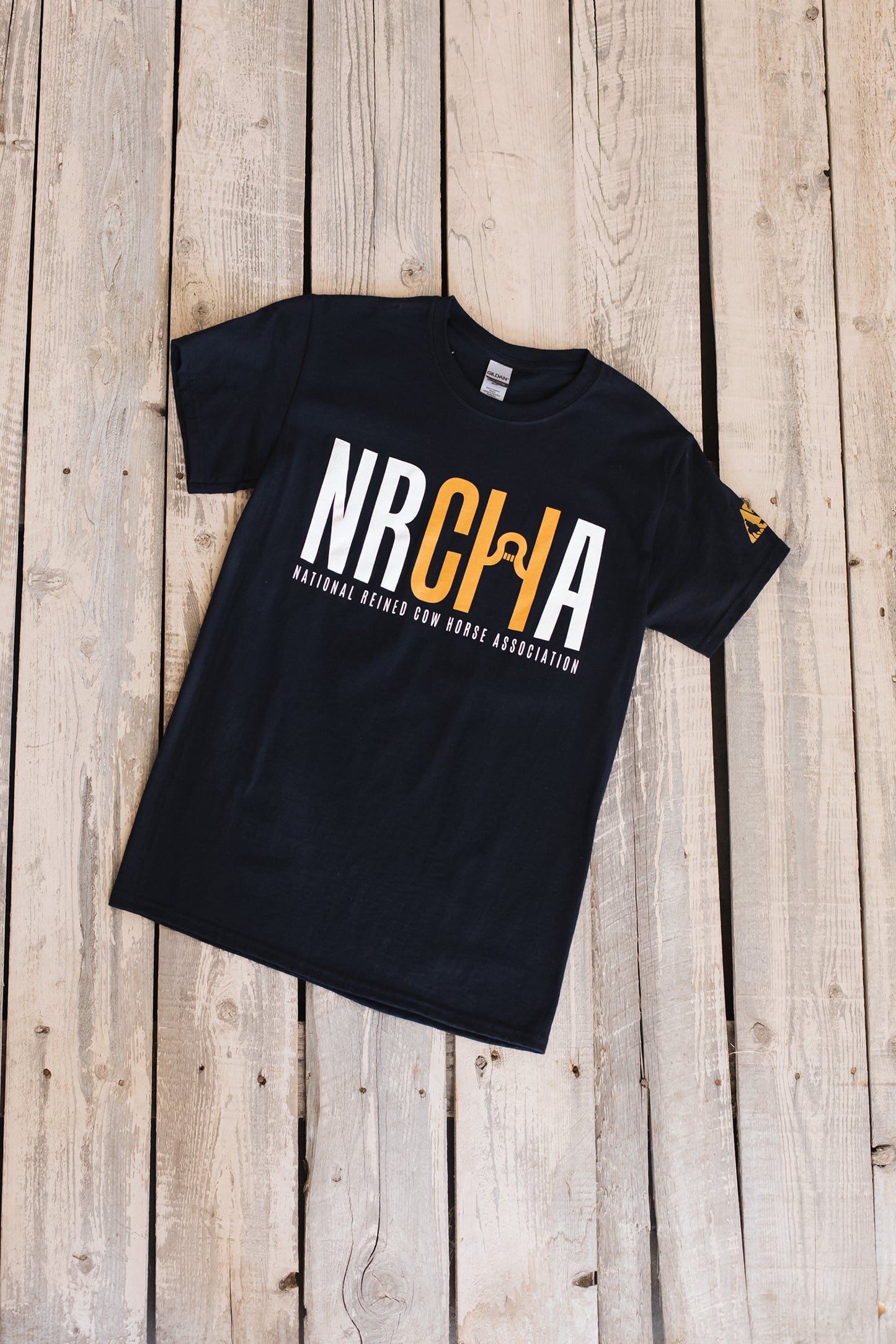 Men's NRCHA Logo Classic Black Short Sleeve T-shirt