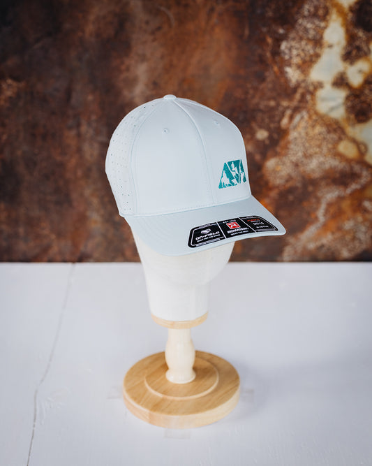 Sun/Sport Light blue & Turquoise NRCHA Logo Hat