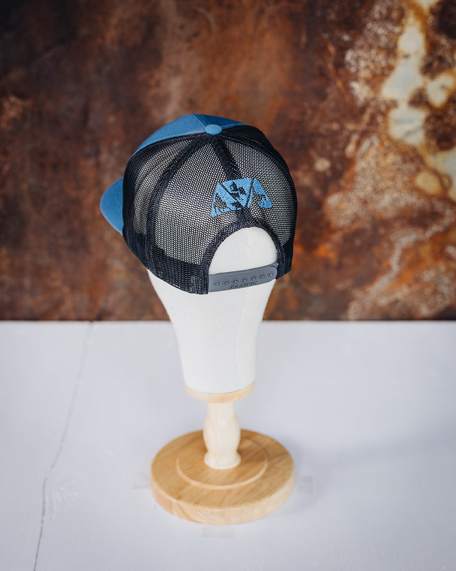 Indigo Blue & Black Mesh Backed NRCHA Logo Hat