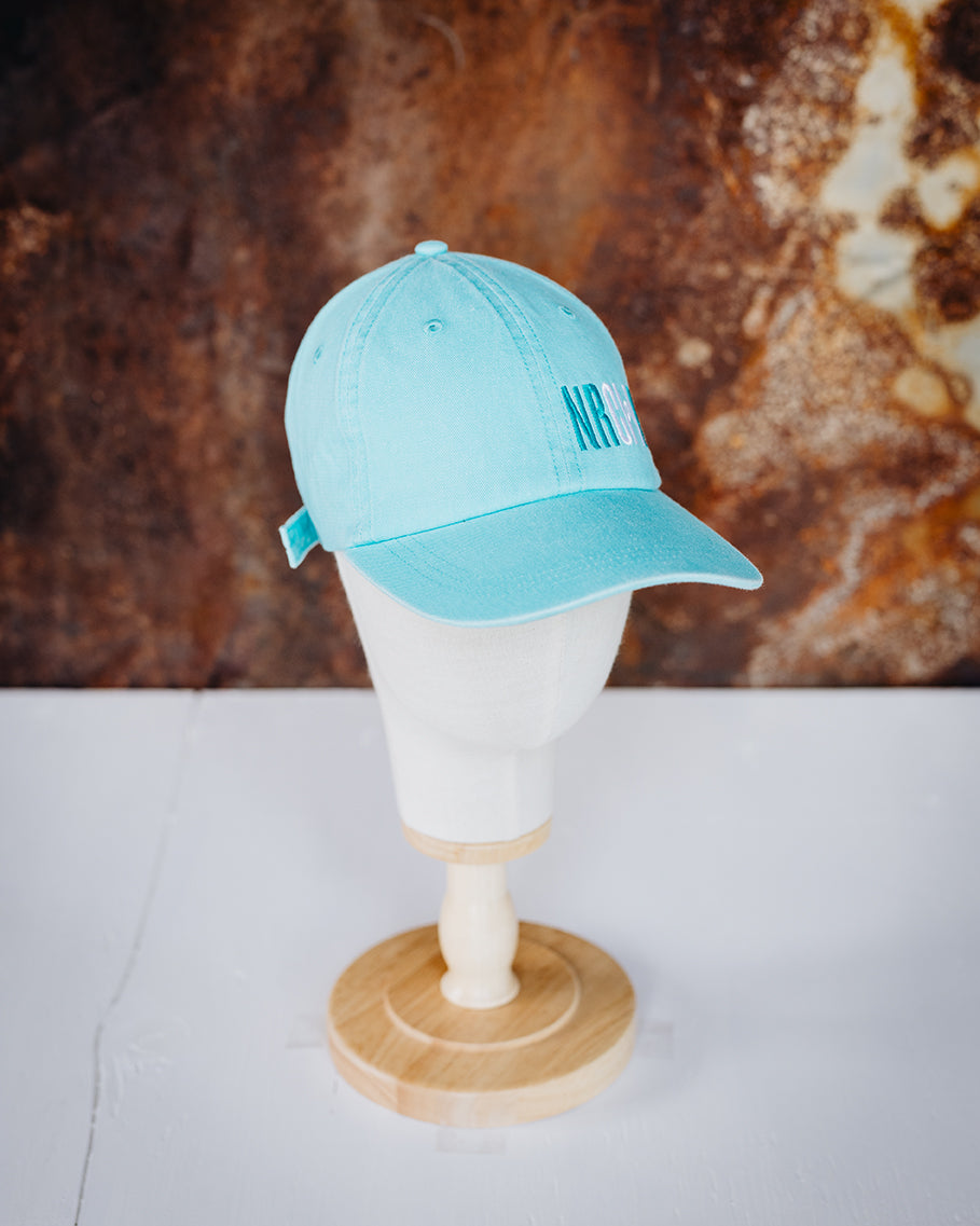 Washed Turquoise Cloth NRCHA Logo Soft Hat
