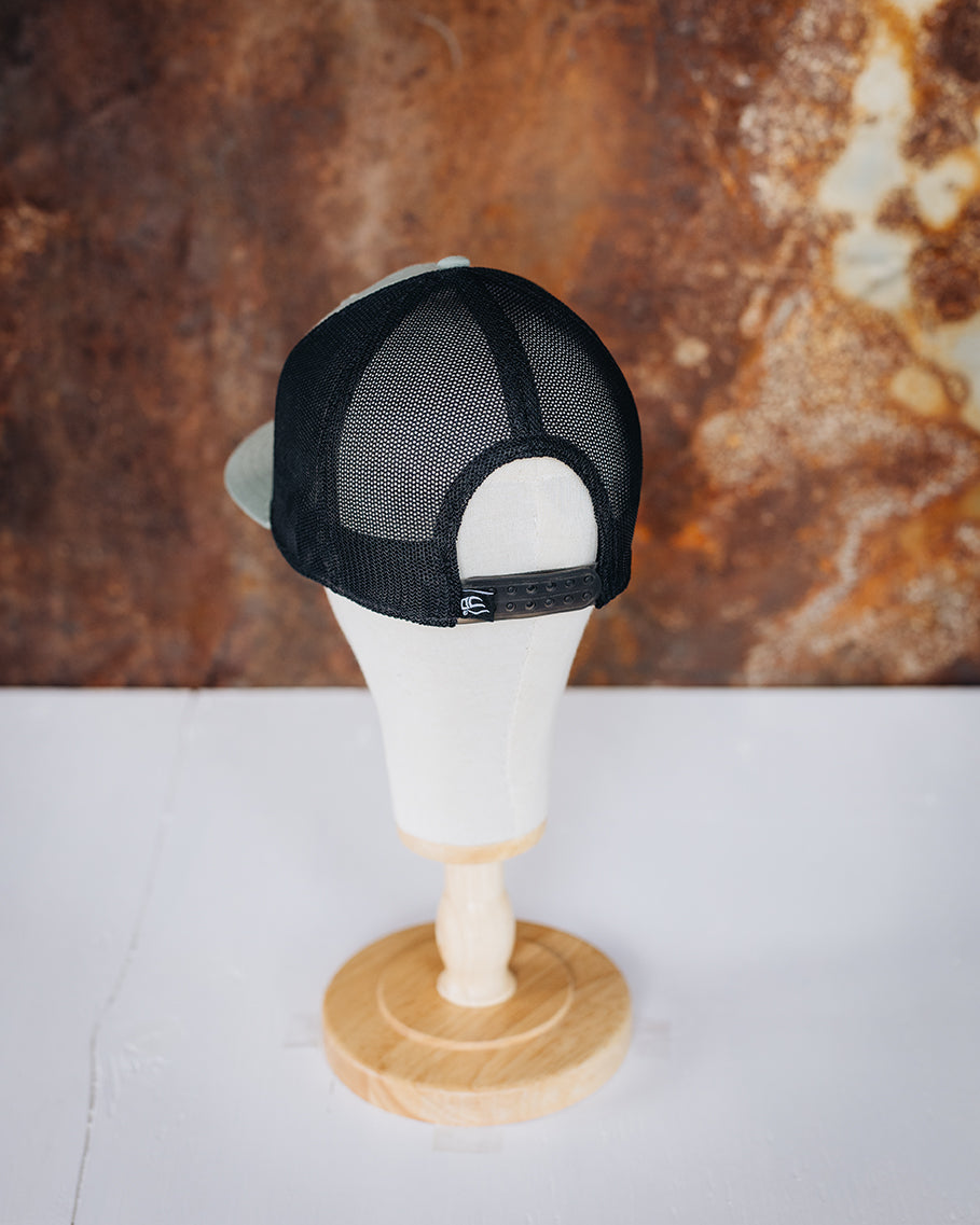 Dark Teal & Black NRCHA Retro Logo Patch Hat