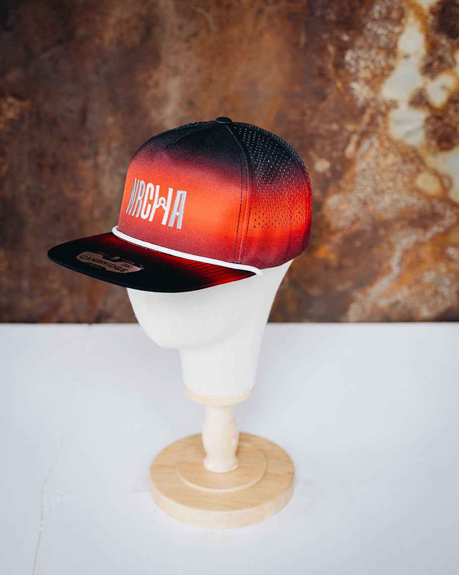 Red & Black Rope NRCHA Logo Hat