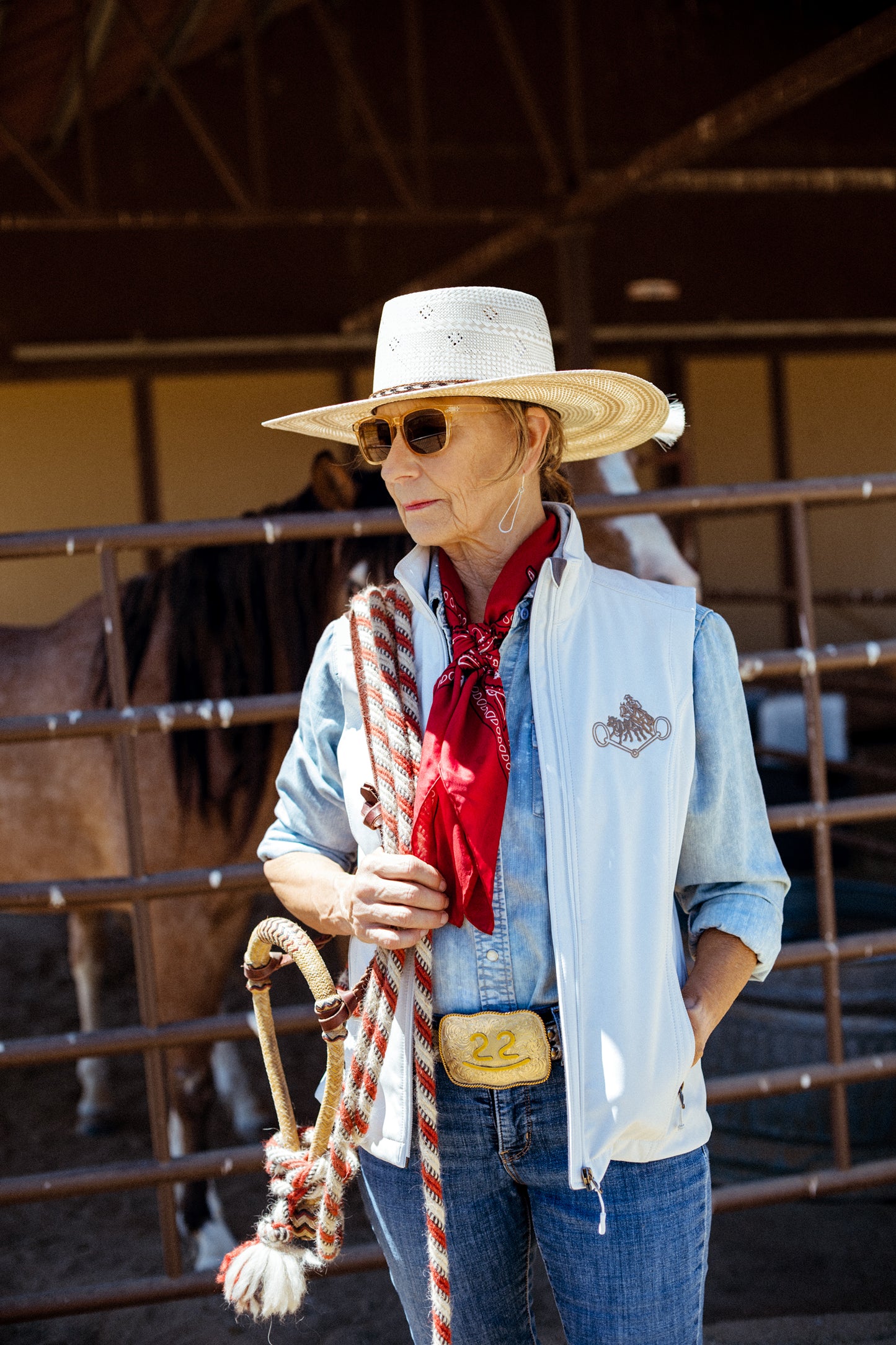 Women's NRCHA Retro Logo Vest