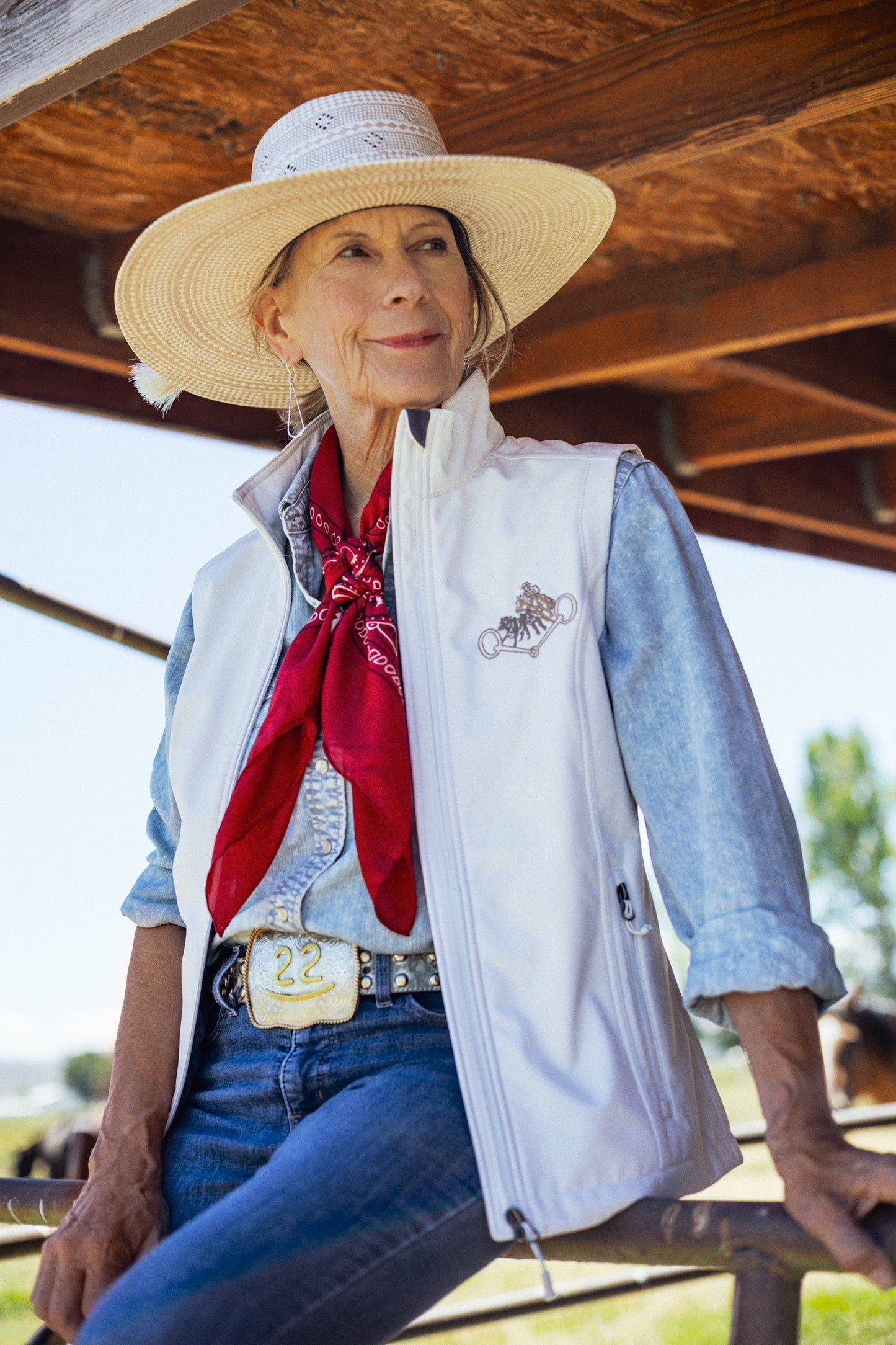Women's NRCHA Retro Logo Vest