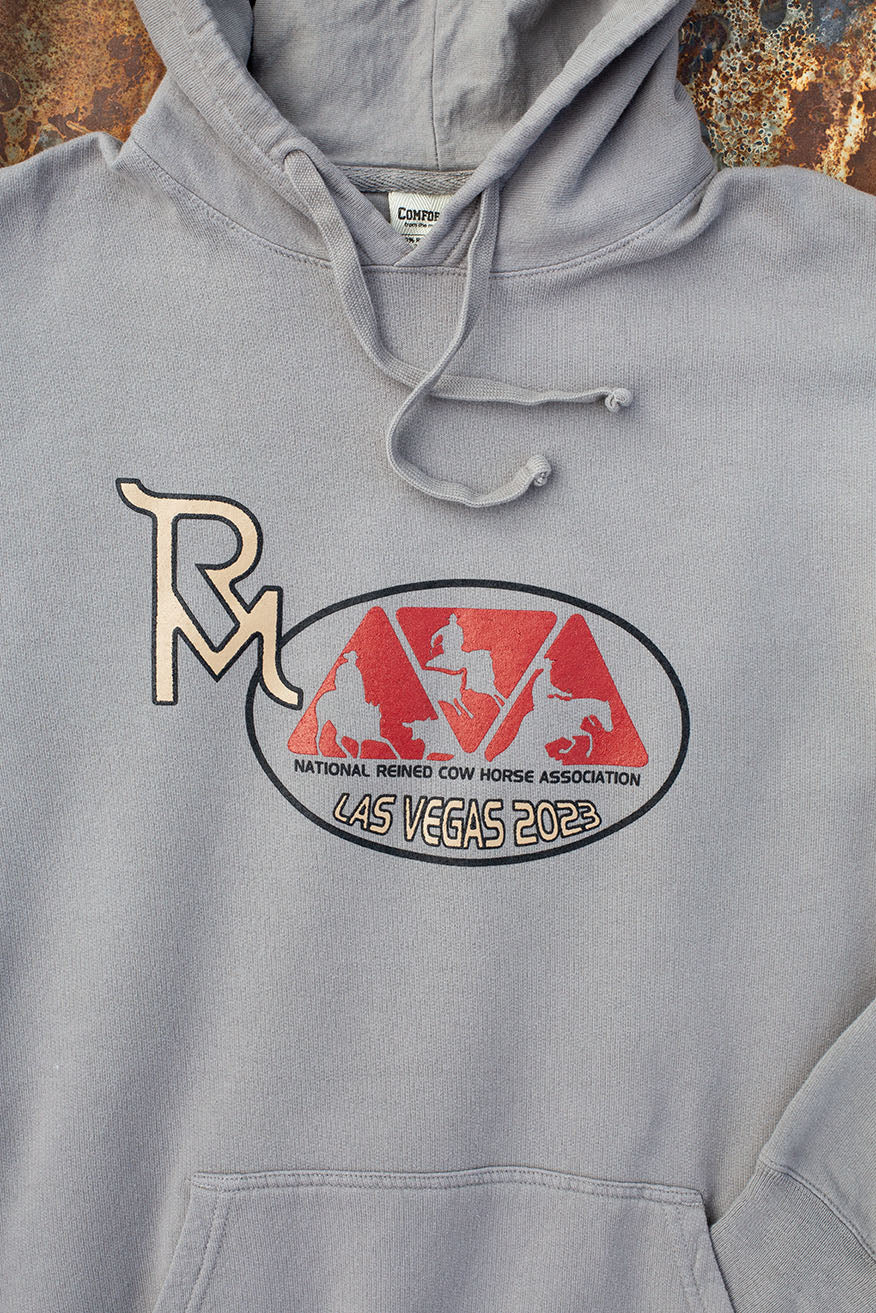 Run For a Million and NRCHA 2023 Grey Hoodie