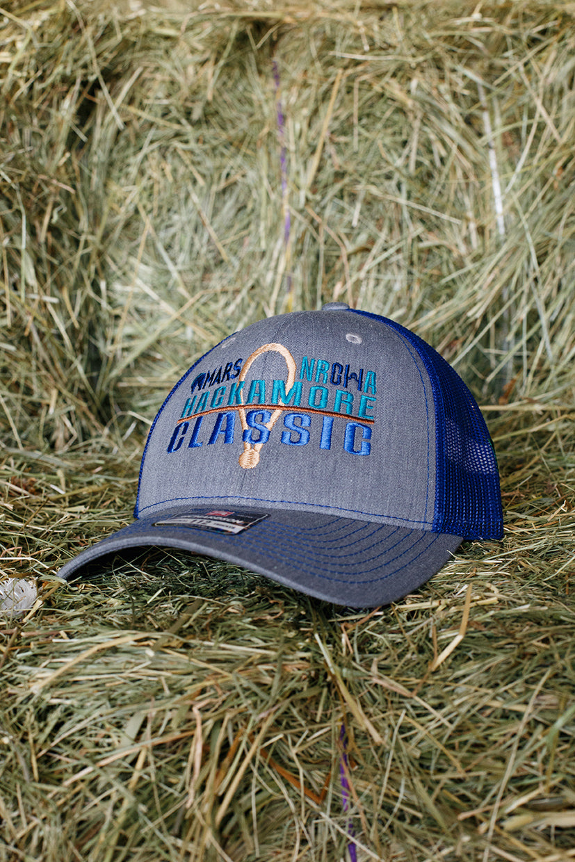 Hackamore Classic 2023 Grey and Blue Mesh Backed Hat