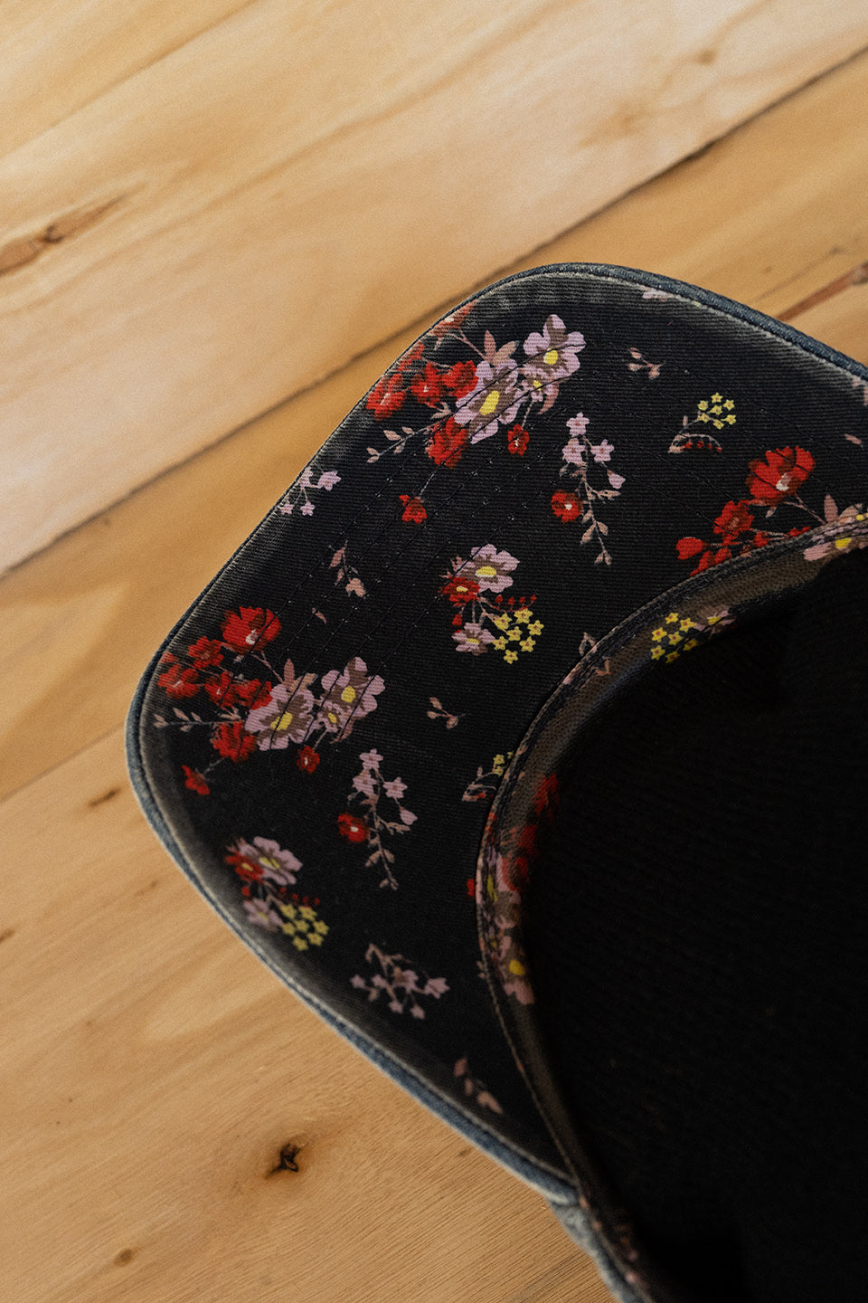 Light Denim and Floral Bill NRCHA Logo Patch Hat