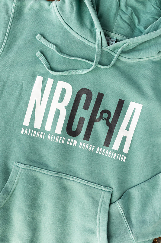 Men's NRCHA Logo Pigment Mint Hoodie