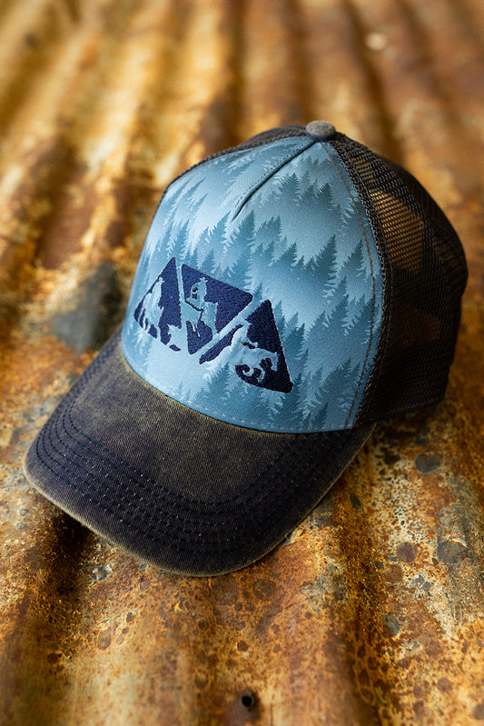 Pine Tree Print NRCHA Logo Hat