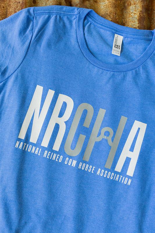Women's NRCHA Blue Logo Short Sleeve T-Shirt