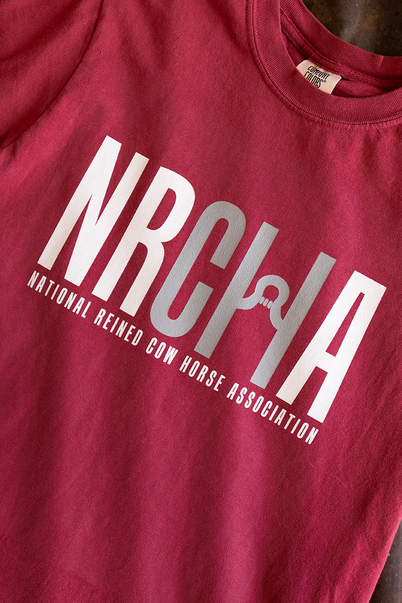Men's NRCHA Logo Chili Red Short Sleeve T-Shirt