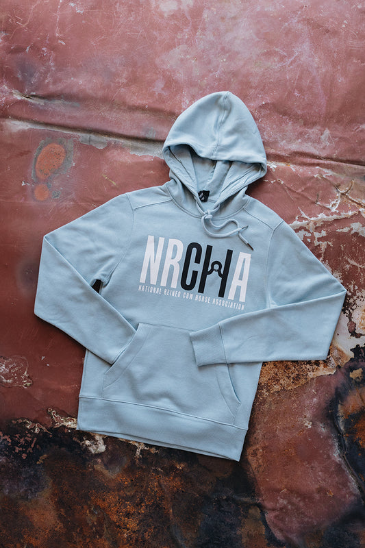 NRCHA Logo Women's Apricot and Blue Fog Hoodies