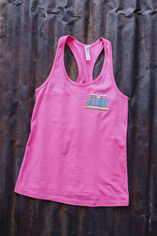 Derby 2025 Women's Fuchsia Racerback Tank Top