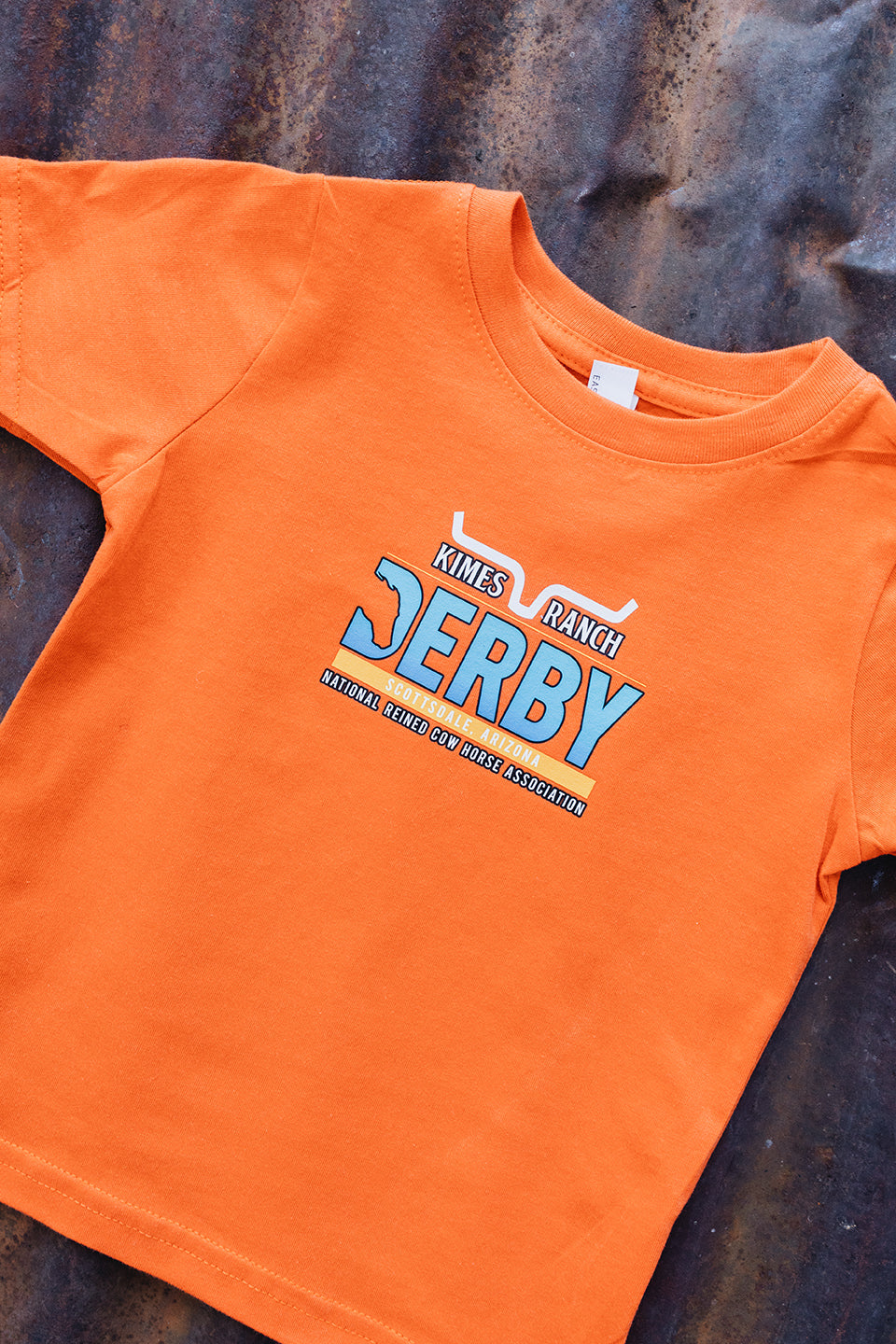 Derby 2025 Youth Orange Short Sleeve Tee