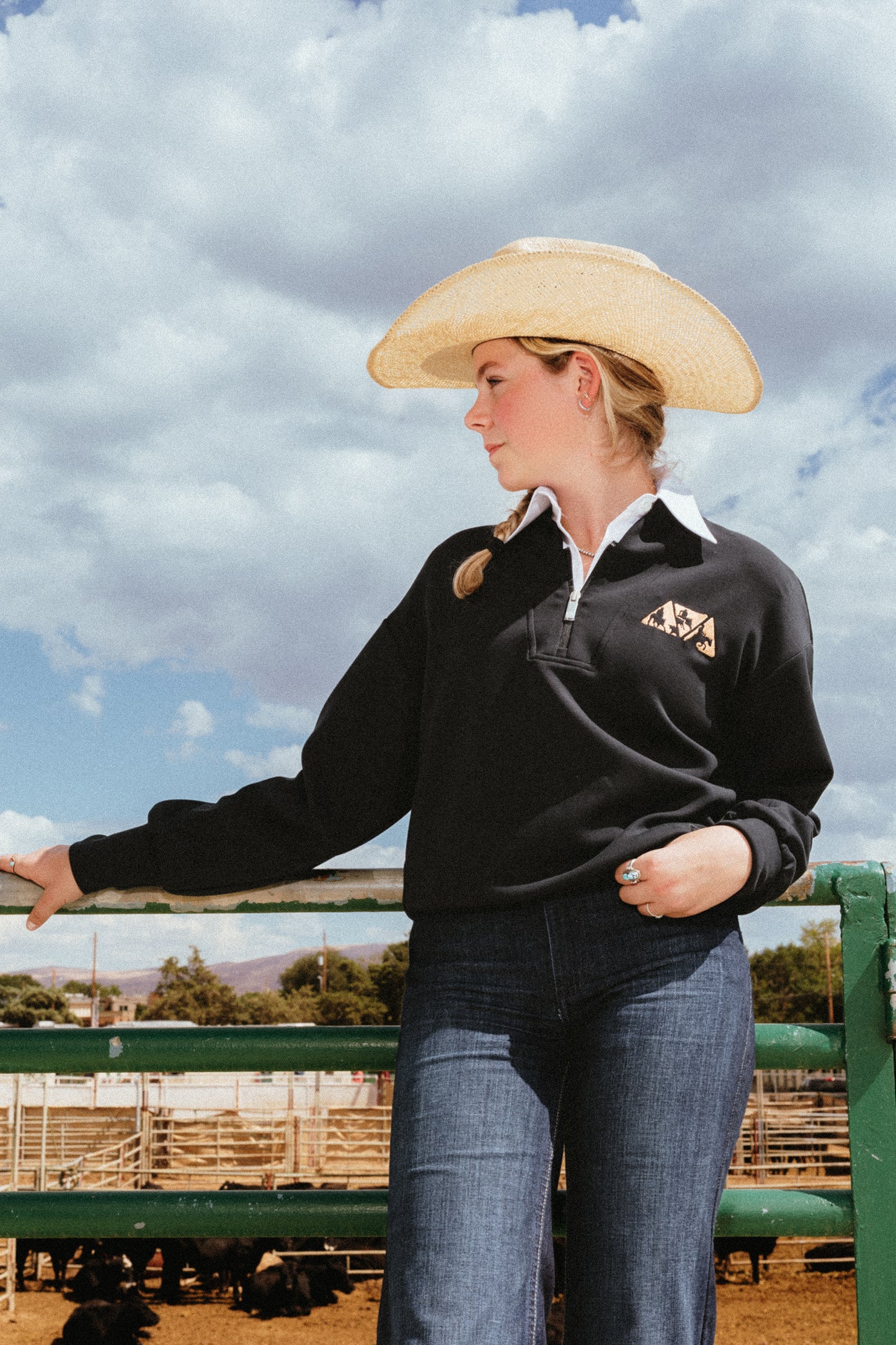 NRCHA Women's OGIO® Transcend Black 1/4 Zip