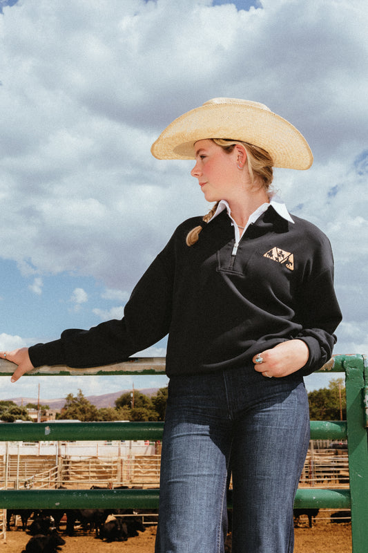 NRCHA Women's OGIO® Transcend Black 1/4 Zip