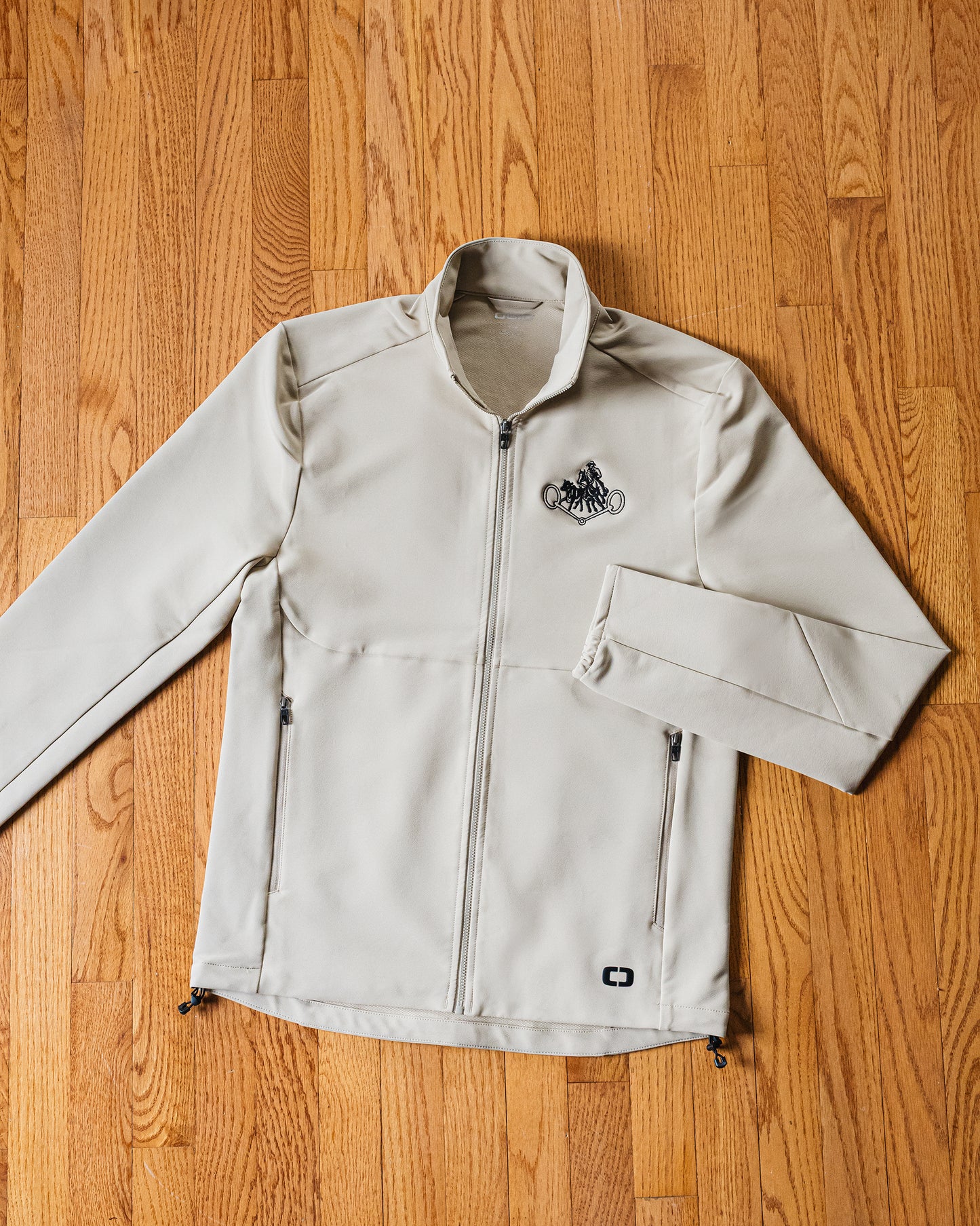 Men's NRCHA Retro Logo Sahara Tuape OGIO Kinetic Soft Shell Jacket