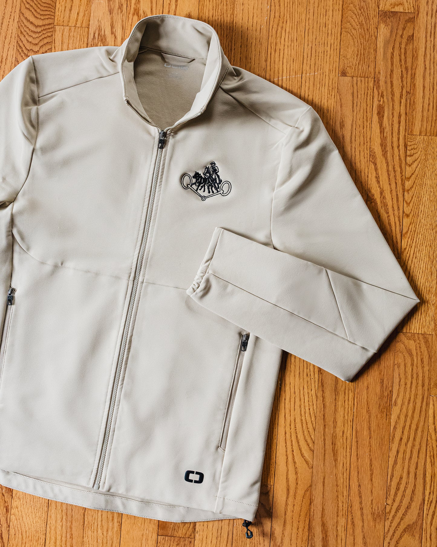 Men's NRCHA Retro Logo Sahara Tuape OGIO Kinetic Soft Shell Jacket