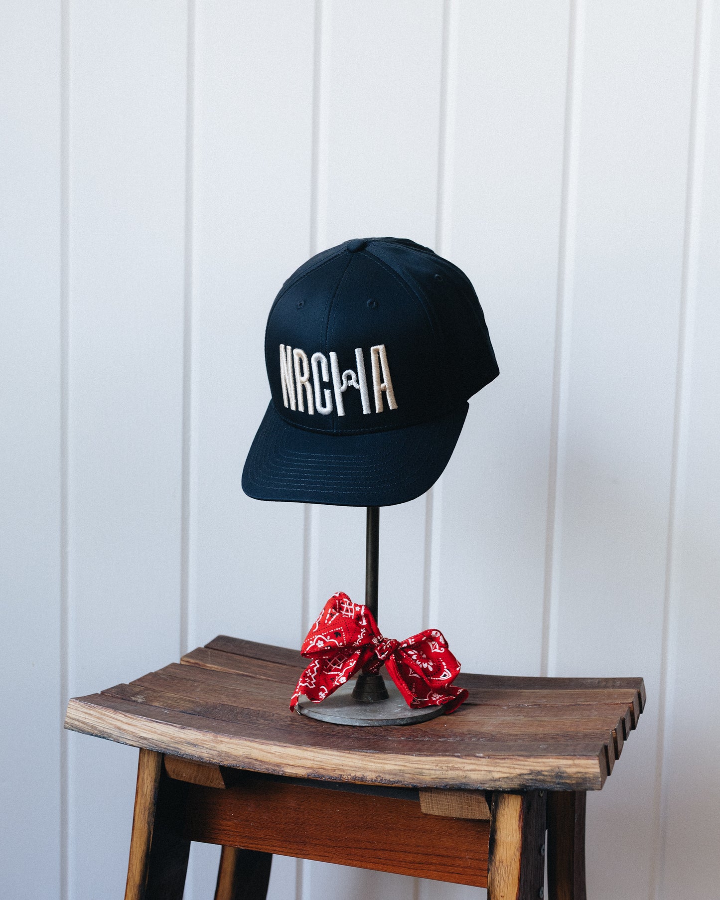 Navy Large Puff Thread NRCHA Logo Mesh Hat