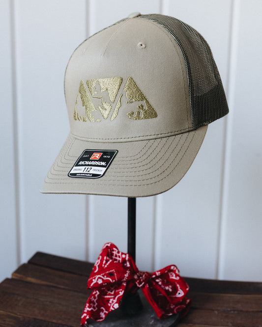 Solid Olive Green NRCHA Logo Mesh Hat