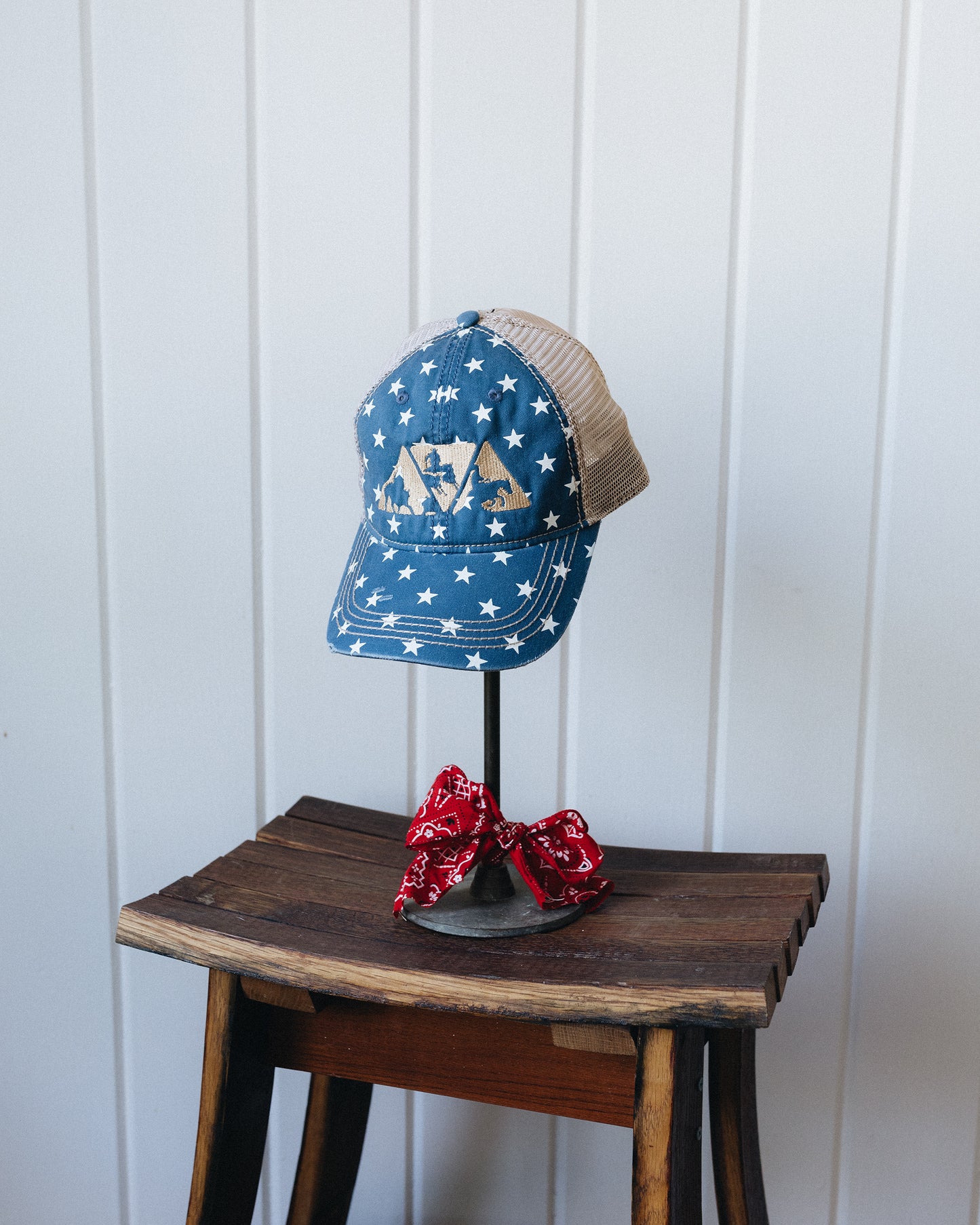 Denim Star Printed NRCHA Logo Soft Mesh Hat