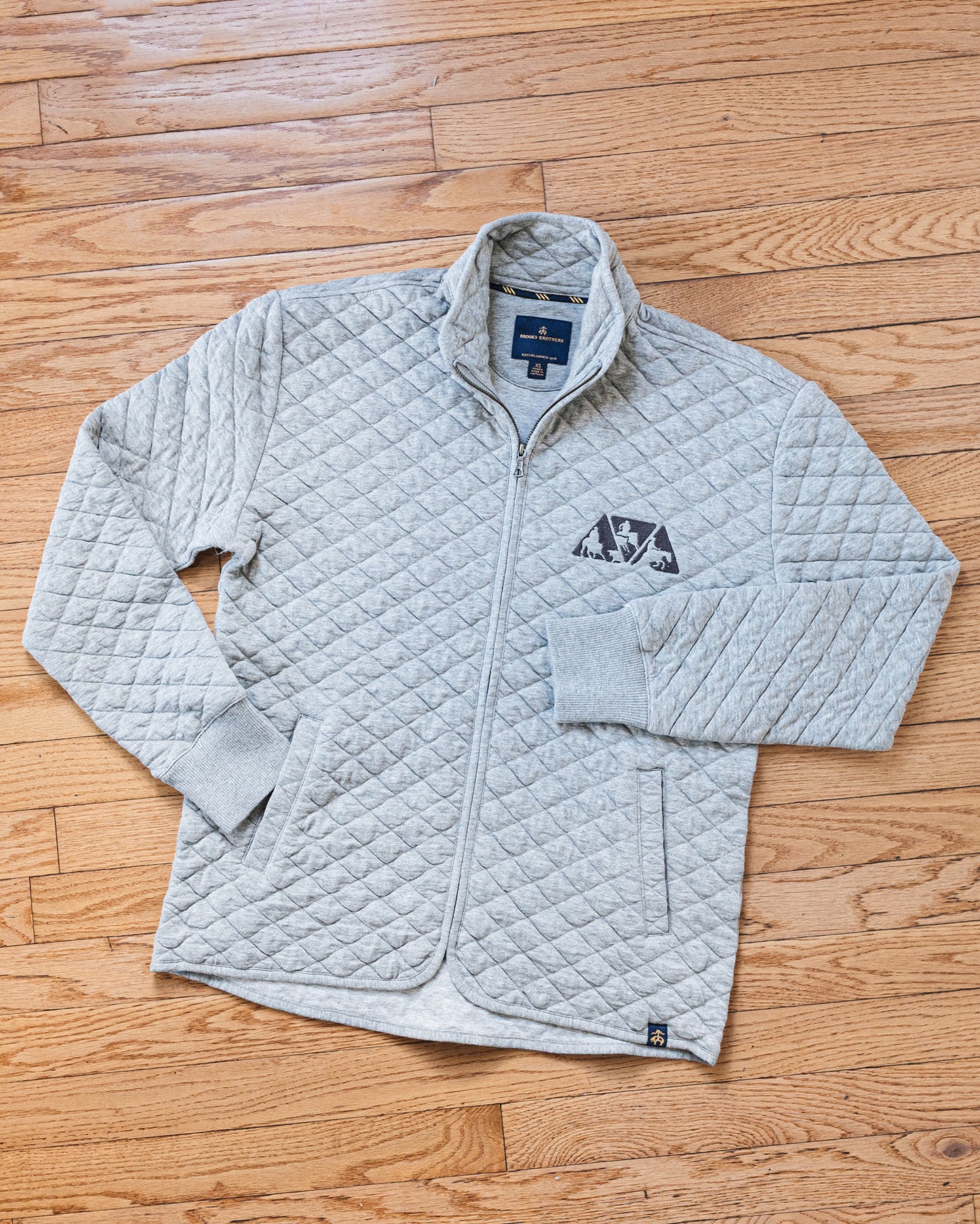 Ladies NRCHA Brooks Brothers Diamond Quilt Full Zip Jacket