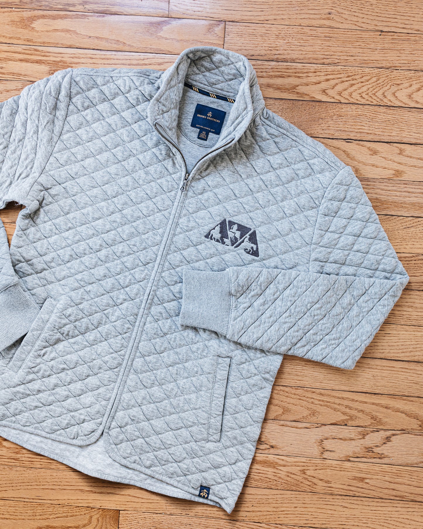 Ladies NRCHA Brooks Brothers Diamond Quilt Full Zip Jacket
