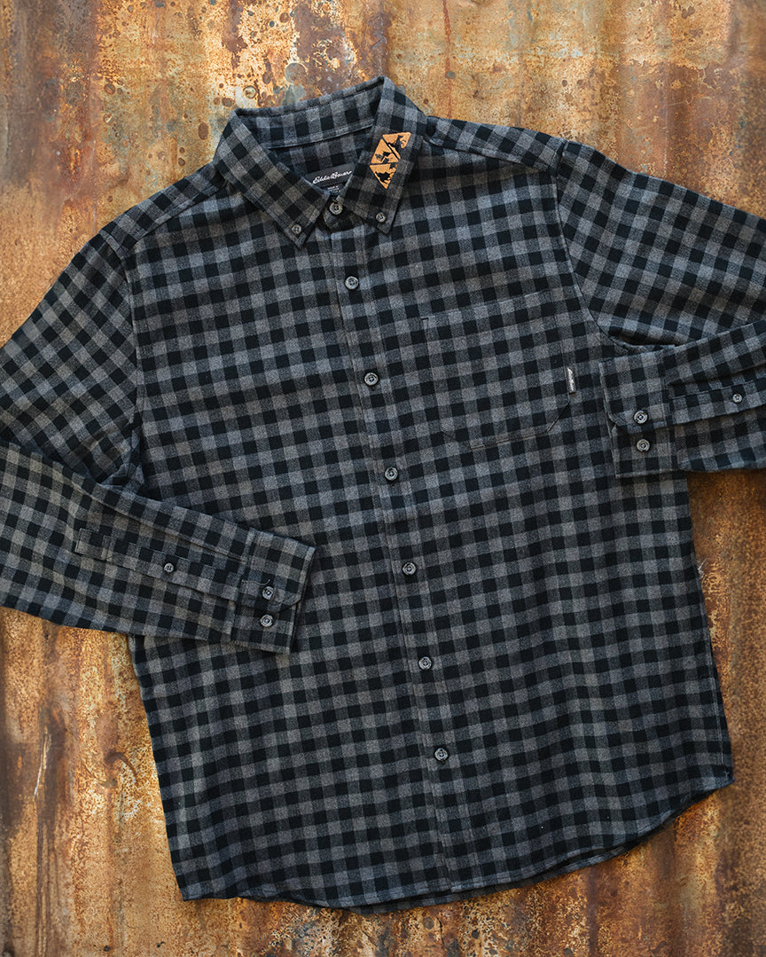 NRCHA Men's Eddie Bauer Plaid Button Front Shirt (2 Colors)