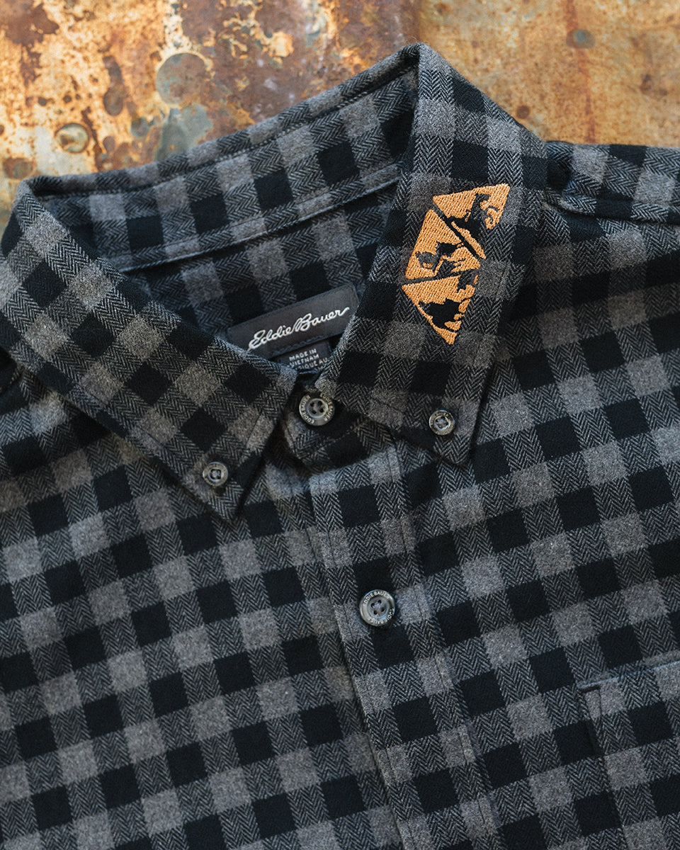 NRCHA Men's Eddie Bauer Plaid Button Front Shirt (2 Colors)
