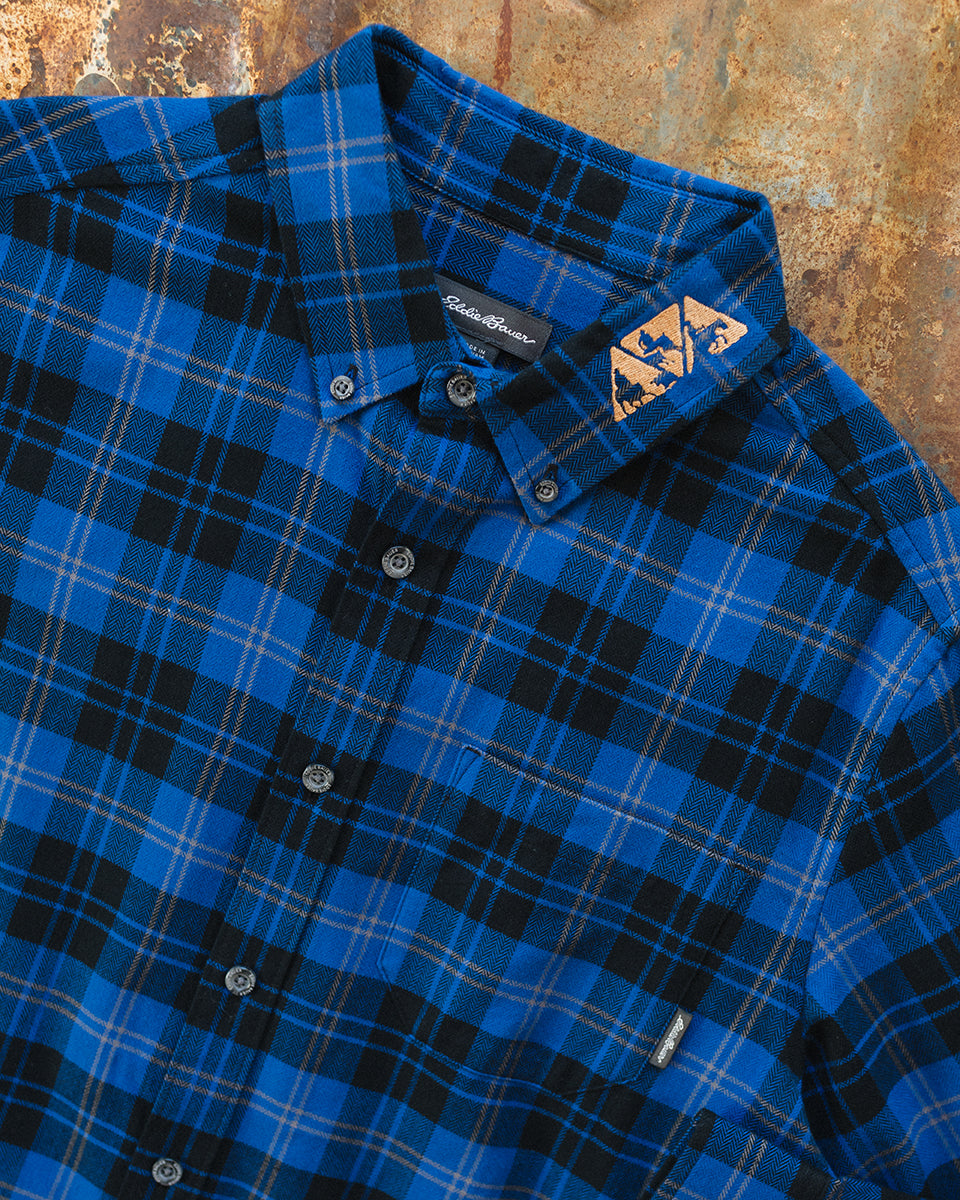 NRCHA Men's Eddie Bauer Plaid Button Front Shirt (2 Colors)